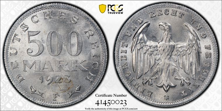 Cert 41450023 - Coin Image