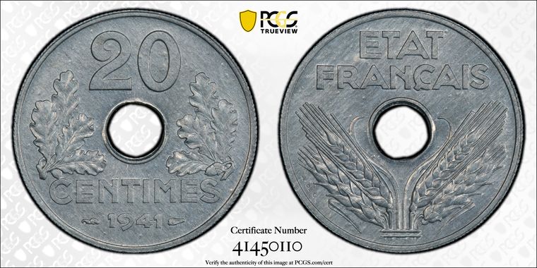 Cert 41450110 - Coin Image