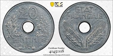 1941 20C Gad-321 F-153 MS65