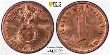 1938-F Pfg J-361 MS63RB
