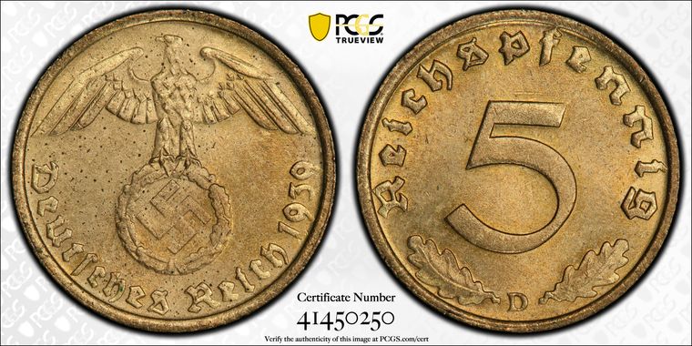 Cert 41450250 - Coin Image