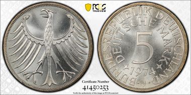 1974-J 5 Mk J-387 MS67