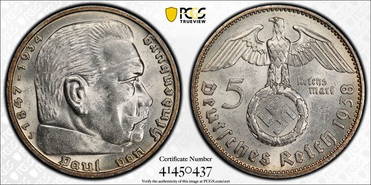 Cert 41450437 - Coin Image