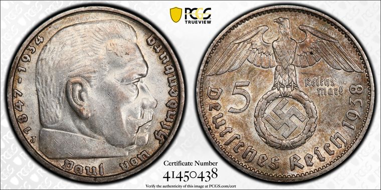 Cert 41450438 - Coin Image