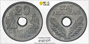 1941 20C Gad-321 F-153 MS65