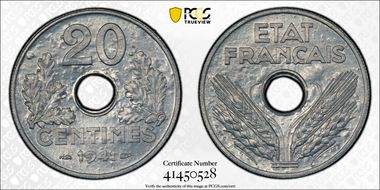 1941 20C Gad-321 F-153 MS65