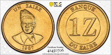 1987 Zaire KM-13 Medal Rotation SP67