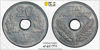 1941 20C Gad-321 F-153 MS65