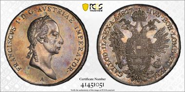 1827-A Thaler MS61
