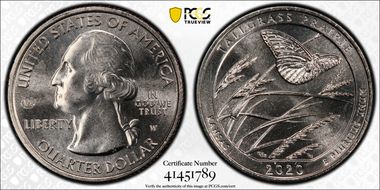 2020-W 25C Tallgrass Prairie NP V75 First Week of Discovery MS66