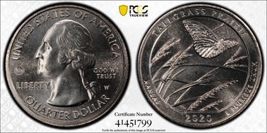 2020-W 25C Tallgrass Prairie NP V75 First Week of Discovery MS66