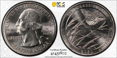 2020-W 25C Tallgrass Prairie NP V75 First Week of Discovery MS66