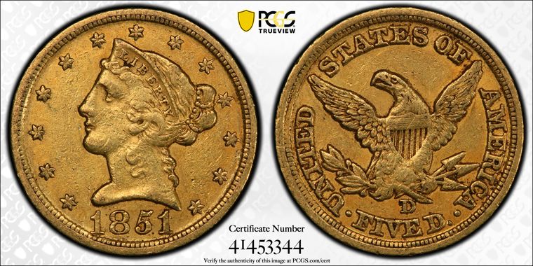 Cert 41453344 - Coin Image