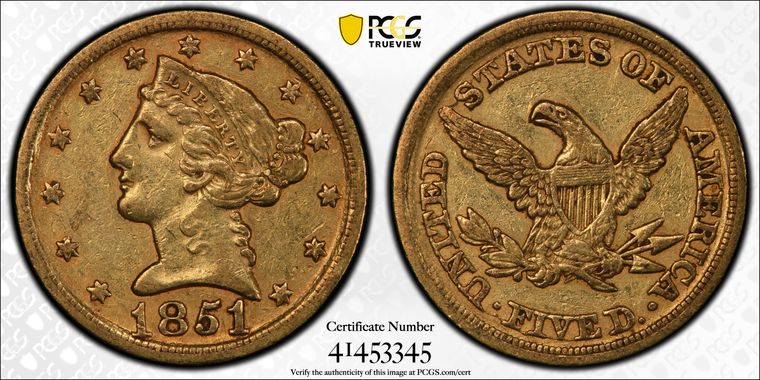 Cert 41453345 - Coin Image