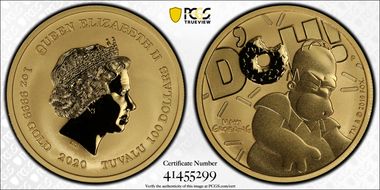 2020-P $100 Homer Simpson MS70