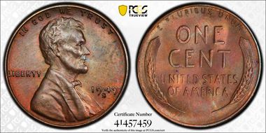 1949-S 1C MS64BN