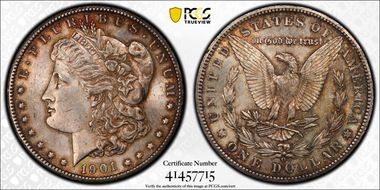 1901-O $1 MS62