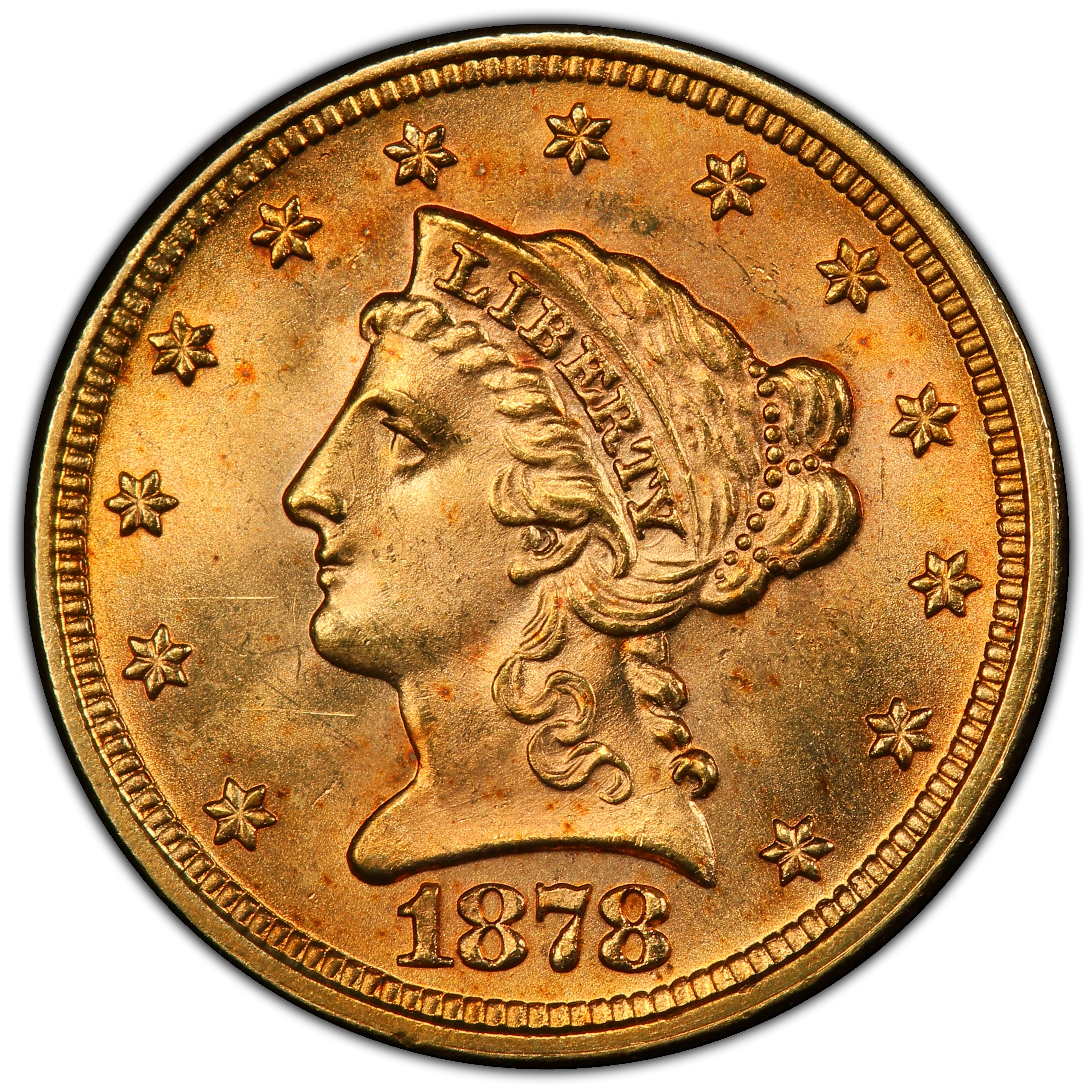 1878 $2 1/2 MS