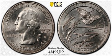 2020-W 25C Tallgrass Prairie NP V75 First Week of Discovery MS65