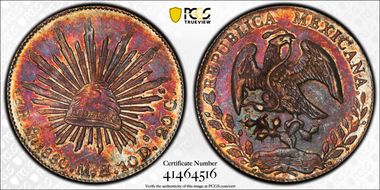 1880-Mo MH 8 R Mo65 AU58