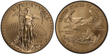 2020-W $50 Burnished Gold Eagle First Strike SP70