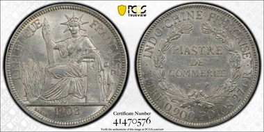 1908-A Piastre Lec-291 MS61