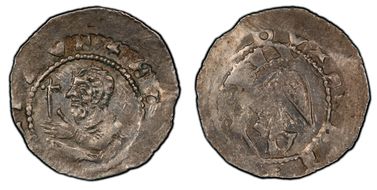 (1125-40) Denar Cach-572 MS63