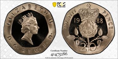 1988 20p S-G2 PR69DCAM