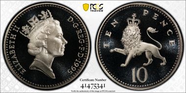 1995 10p S-F4 PR69DCAM