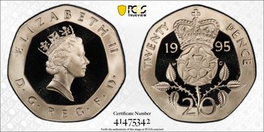 1995 20p S-G2 PR69DCAM