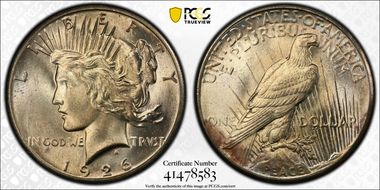 1926 $1 MS66