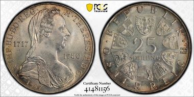1967 25 Sch Maria Theresa MS65