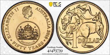 2016 $1 50 Yrs Decimal Currency MS67