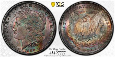 1889 $1 MS64