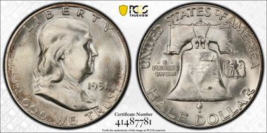1951-S 50C MS66