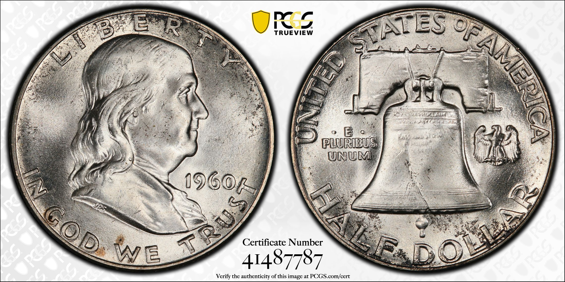 PCGS 钱币信息| 认证编号#41487787 - 1960 The United States of