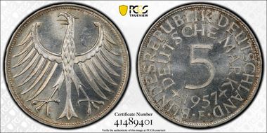 1957-F 5 Mk J-387 MS65