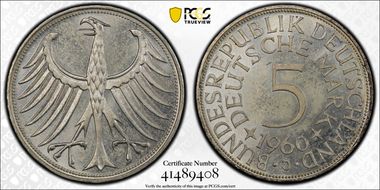 1960-J 5 Mk J-387 MS64