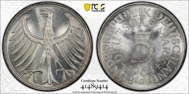 1964-G 5 Mk J-387 MS66