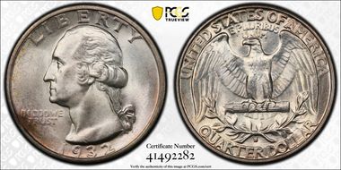 1932-S 25C MS64