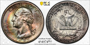 1955 25C MS67