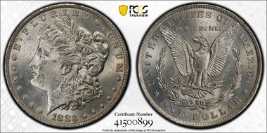 1883-O $1 MS62