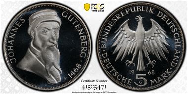 1968-G 5 Mk Gutenberg J-397 PR68DCAM