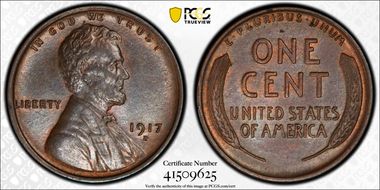 1917-D 1C MS62BN