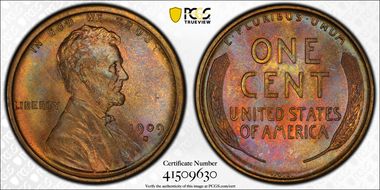 1909-S VDB 1C MS66BN