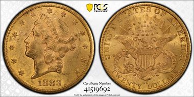 1883-CC $20 MS61