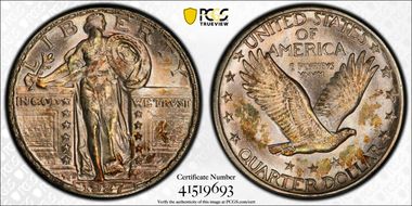 1927-D 25C MS65