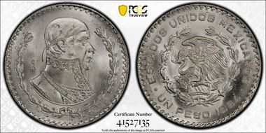 1964-Mo Peso KM-459 MS67