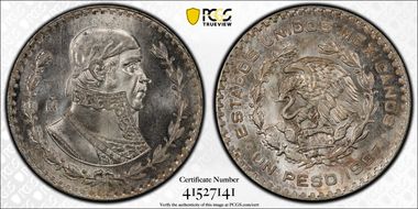 1967-Mo Peso KM-459 MS66