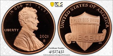 2021-S 1C Shield  Birth Set First Strike PR70DCAM